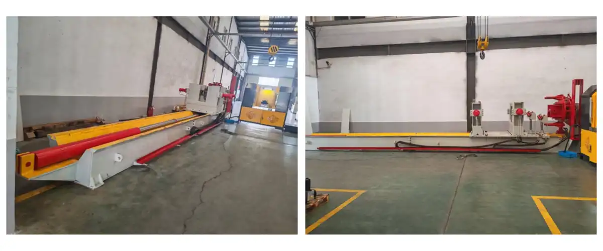 La plataforma de desmontaje de cilindros hidráulicos ha completado el conjunto completo de instalación y la inspección de aceptación final La plataforma de desmontaje de cilindros hidráulicos ha completado el conjunto completo de instalación y la inspección de aceptación final