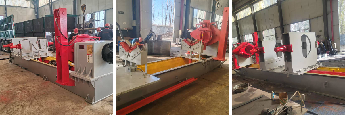 Portable Horizontal Cylinder Teardown System