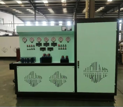 Hydraulische klepproefbank