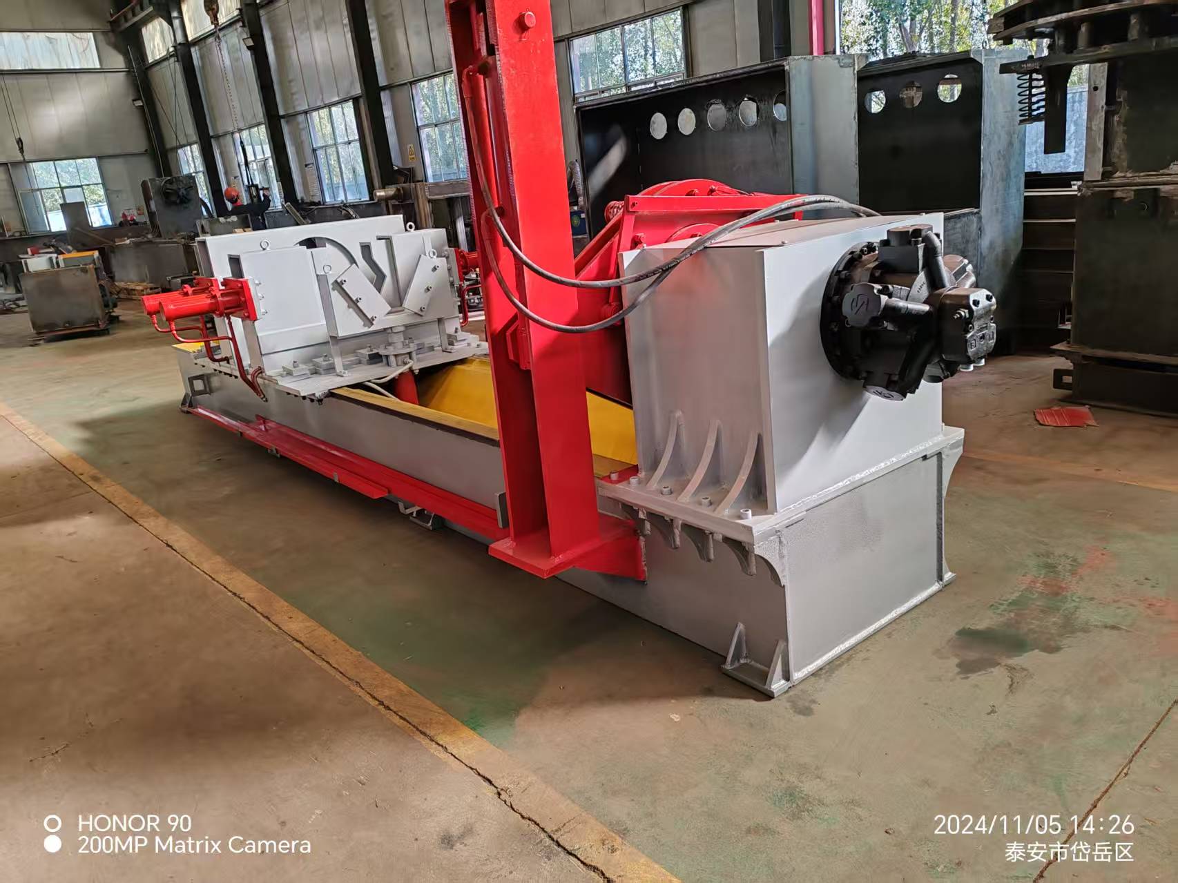 Portable Horizontal Cylinder Teardown System