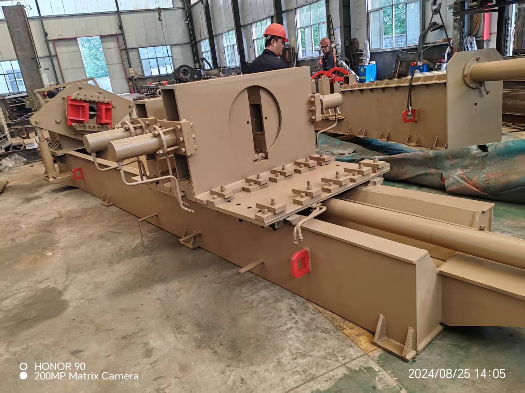 Benchtop Horizontal Hydraulic Actuator Disassembler