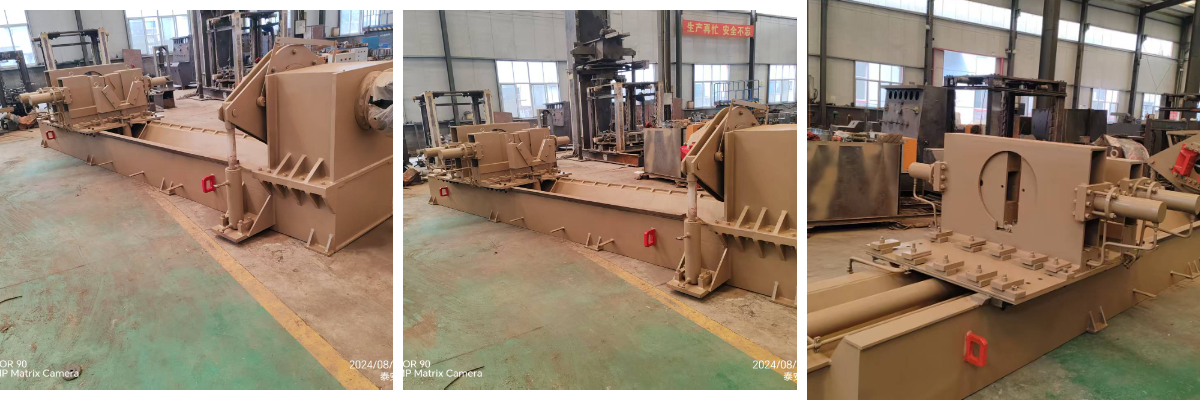 Estação compacta de desmantelamento de carneiro horizontal