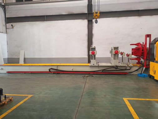 The oil cylinder disassembly platform has completed the full set of installation and final acceptance inspection