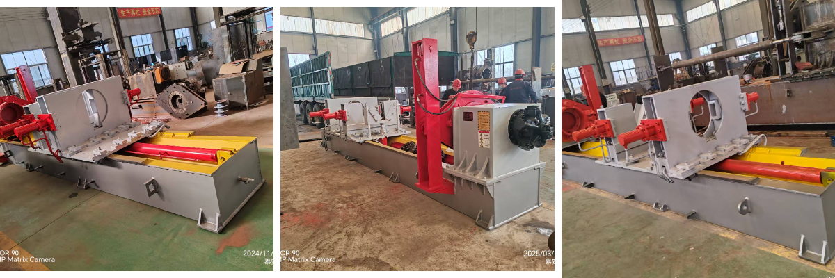 Benchtop Horizontal Hydraulic Actuator Disassembler