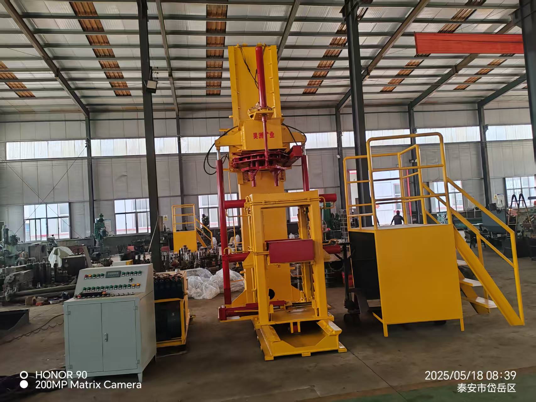 Vertical Hydraulic Cylinder Repair Bench