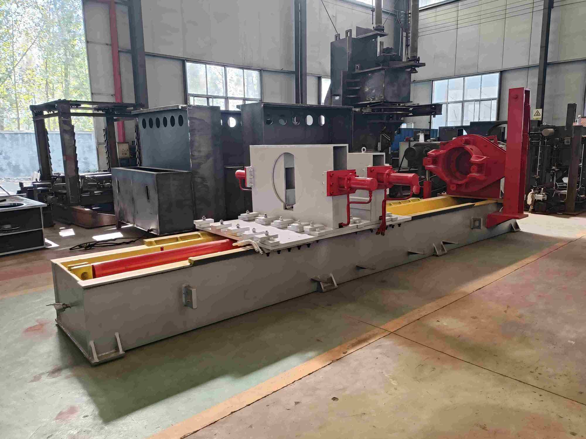 Hydraulic cylinder horizontal dismantling machine