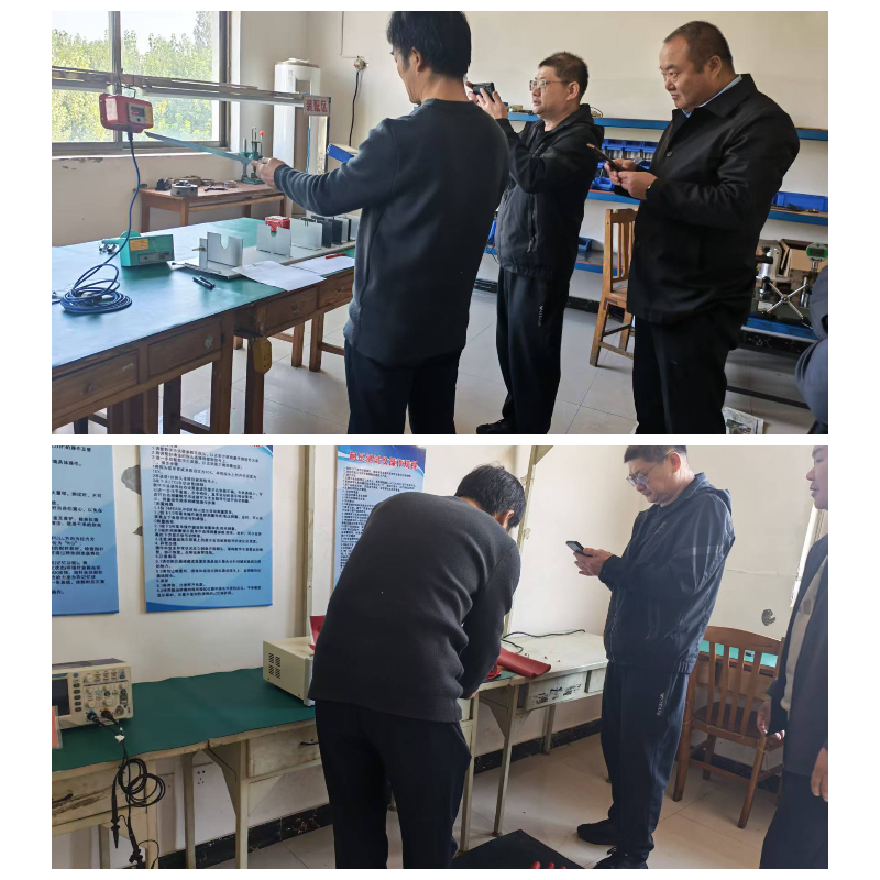Los expertos técnicos Fu Wenjun y Ha Xun del Centro Nacional de Normas de Seguridad realizaron una inspección in situ de la fábrica de nuestra empresa. Los expertos técnicos Fu Wenjun y Ha Xun del Centro Nacional de Normas de Seguridad realizaron una inspección in situ de la fábrica de nuestra empresa.