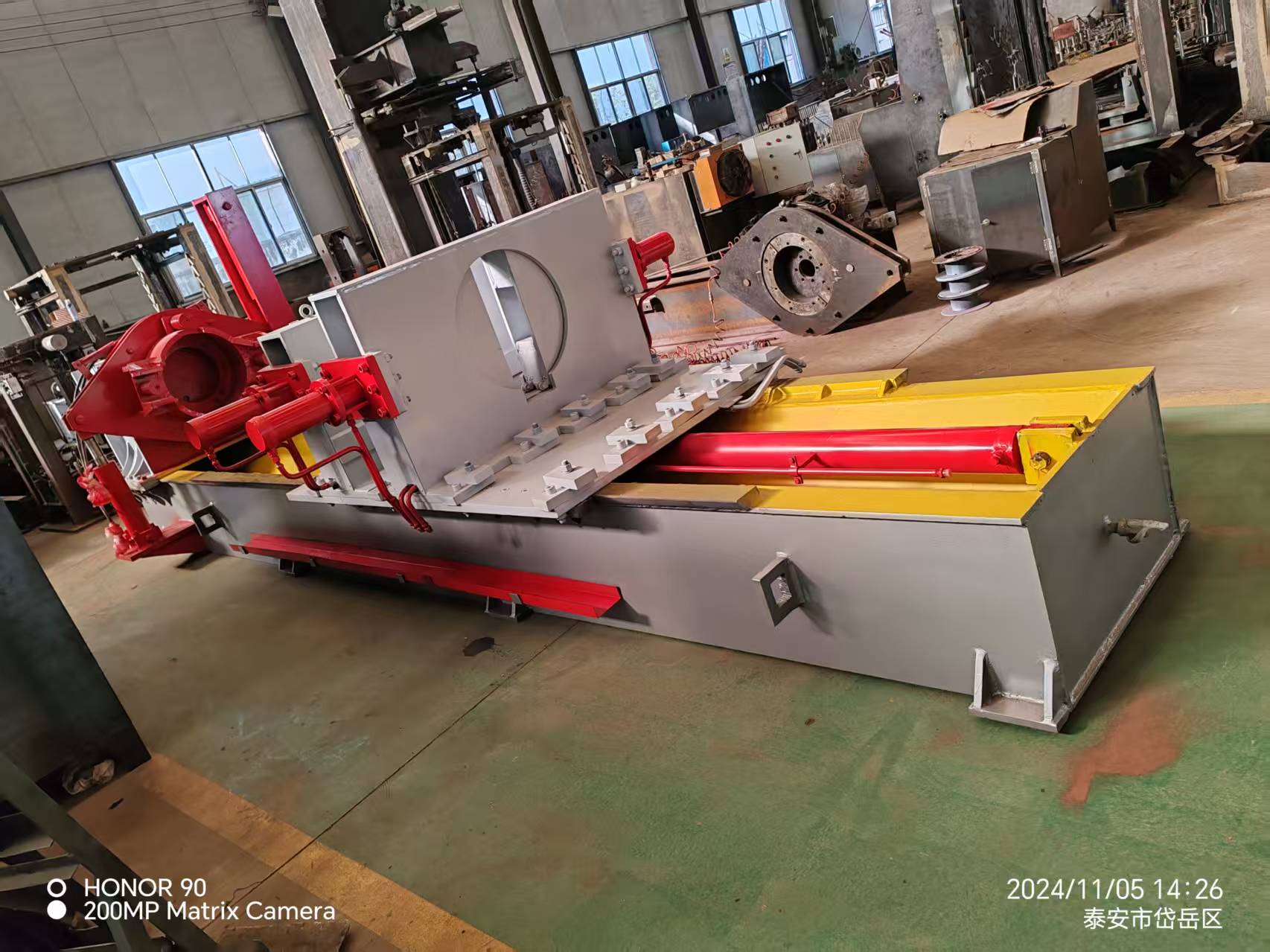 Estação compacta de desmantelamento de carneiro horizontal