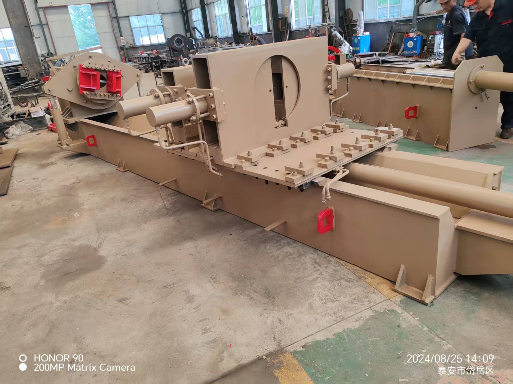 Portable Horizontal Cylinder Teardown System