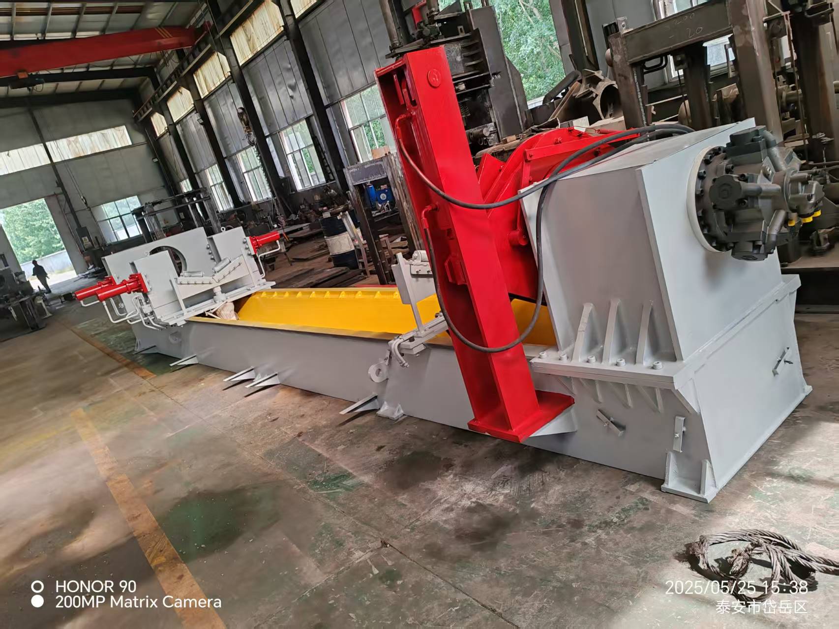 Horizontal Medium-tonnage Cylinder Teardown Equipment