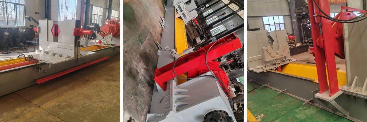 Intermediate Horizontal Hydraulic Ram Dismantling Unit